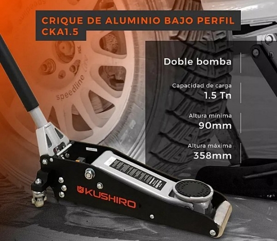 Crique Carro 1.5Tn Aluminio CKA1.5